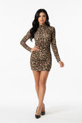 Leopard print dress